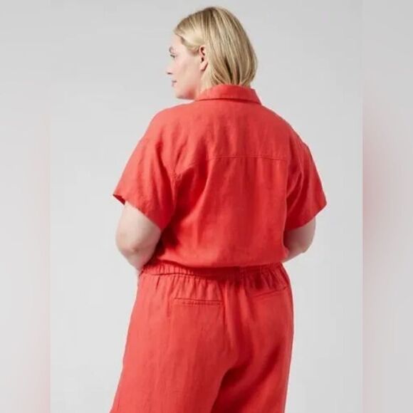 Athleta Playa Linen Tie Top - Picture 3 of 16